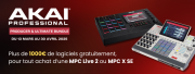 Plus de 1000€ de logiciels avec AKAI !